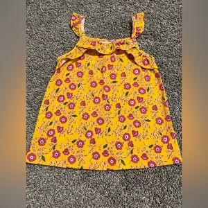 Carter’s girls tank top. Orange floral. Sz 7